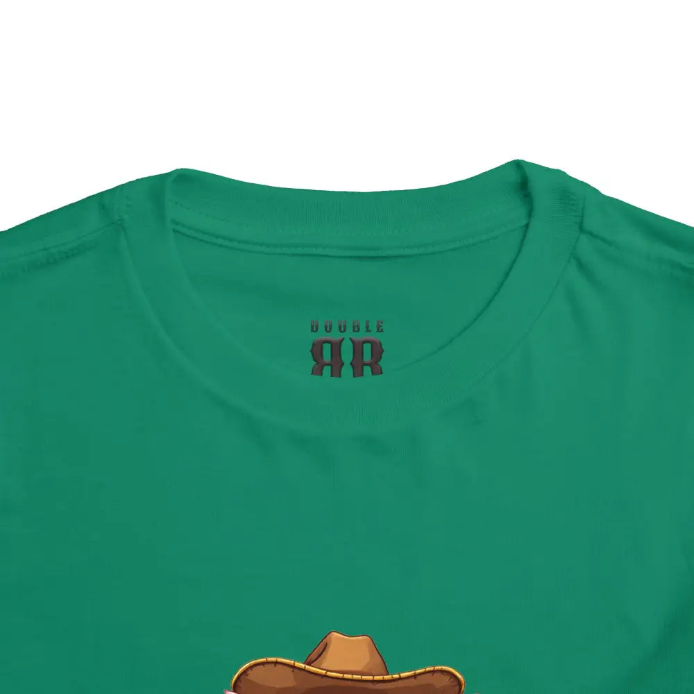 ’Homegrown Buckaroo’ Pig-Cowboy’ - Double R Western’s ™ - Toddler Short Sleeve Tee - Kids clothes