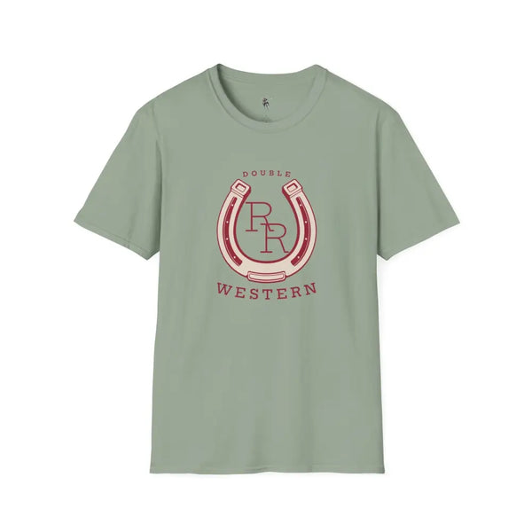 ’Horseshoe T shirt Double R Western’s™ Softstyle T Shirt S / Sage T Shirt