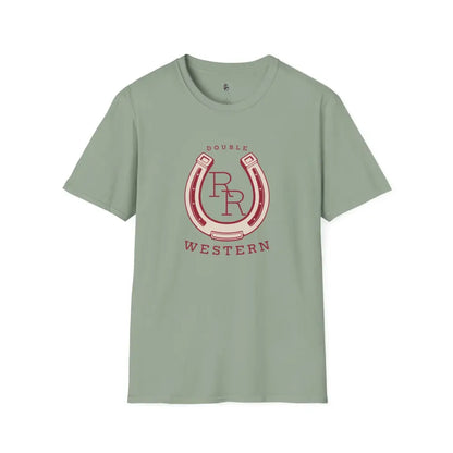 ’Horseshoe T-shirt - Double R Western’s™ - Softstyle T-Shirt - S / Sage - T-Shirt