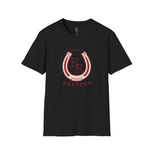 ’Horseshoe T shirt Double R Western’s™ Softstyle T Shirt XS / Black T Shirt
