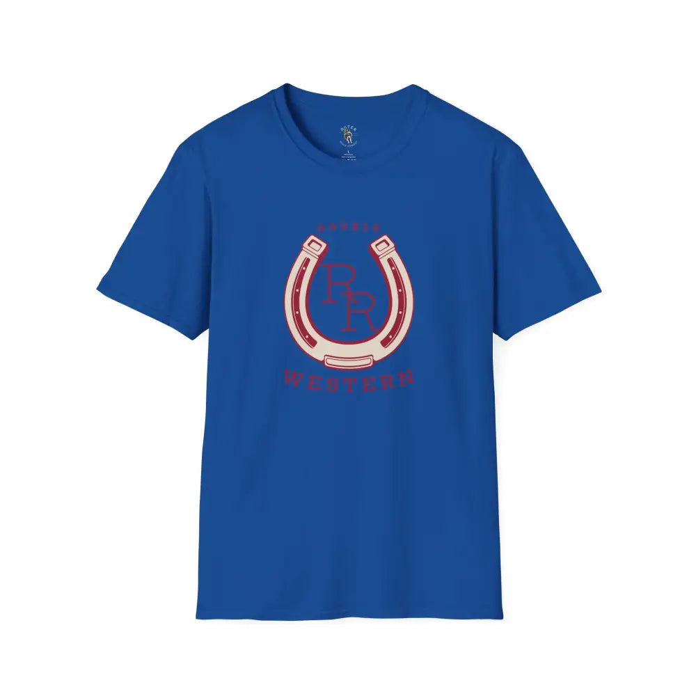 ’Horseshoe T shirt Double R Western’s™ Softstyle T Shirt XS / Royal T Shirt
