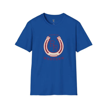 ’Horseshoe T shirt Double R Western’s™ Softstyle T Shirt XS / Royal T Shirt