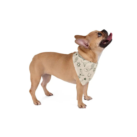 ’Howdy’ Double R Western’s Western Adventure Pet Bandana 27’’ × 13’’ Pets