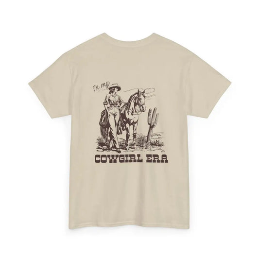 ’In My Cowgirl Era’ Double R Western’s ™ Heavy Cotton Tee Back Graphic Design T Shirt