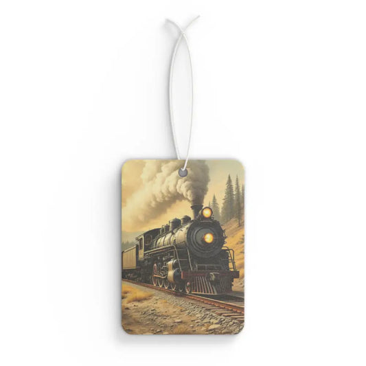 ’Iron Horse Journey’ - Double R western’s ™ - Car Air Freshener - 2.75’’ × 4’’ / Rectangle / Black Ice - Accessories
