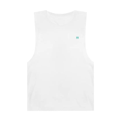 ’Island Cowboy Adventure’ - Double R Western’s - BACK Graphic Design - White / XS - Tank Top