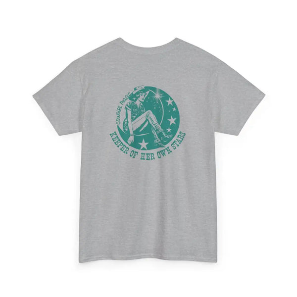 ’Keeper’ Double R Western’s™ Heavy Cotton Tee Back Graphic Design T Shirt