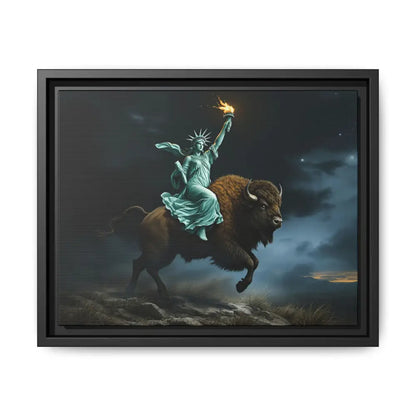 Lady Liberty “Liberty Unbridled” – Limited Edition Gallery Art Wrap – Only 198/200 Available 14″ x 11″ (Horizontal)