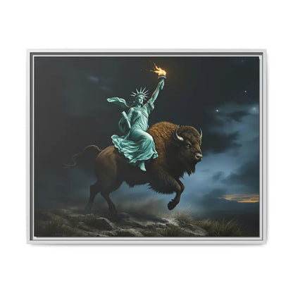 Lady Liberty “Liberty Unbridled” – Limited Edition Gallery Art Wrap – Only 198/200 Available 30’’ x 24’’ (Horizontal)