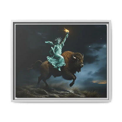 Lady Liberty “Liberty Unbridled” – Limited Edition Gallery Art Wrap – Only 198/200 Available 20″ x 16″ (Horizontal)