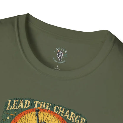 Lady Liberty Western Bison Tee – Vintage Grit | Double R Western™ T Shirt