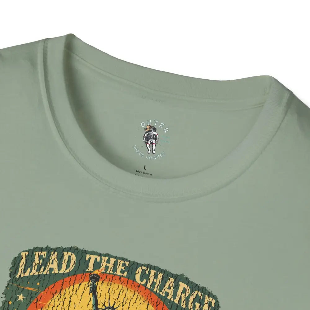 Lady Liberty Western Bison Tee – Vintage Grit | Double R Western™ T Shirt