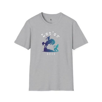 ’Let’er Buck Tee’ - Double R Western’s™ - Softstyle T-Shirt - XS / Sport Grey - T-Shirt