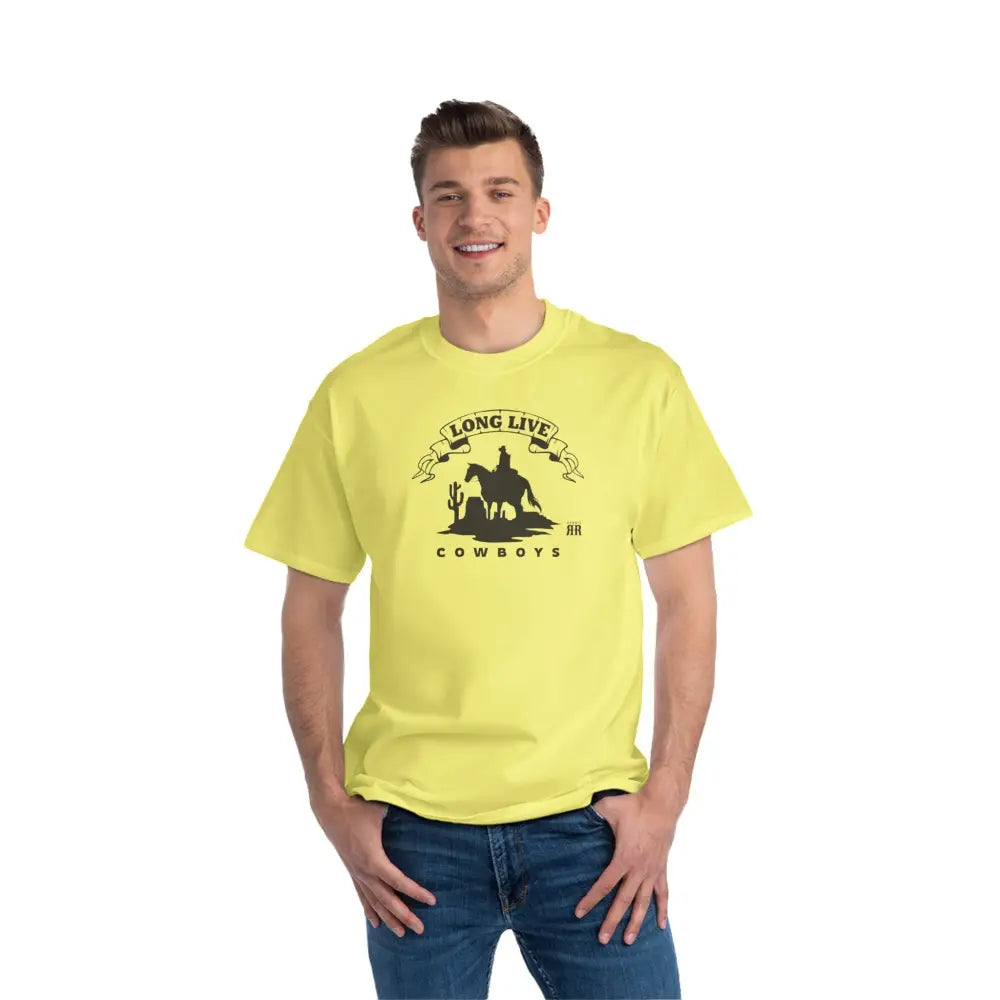 ’Long Live Cowboys’ Double R Western’s ™ Beefy-T® Short-Sleeve T-Shirt - T-Shirt