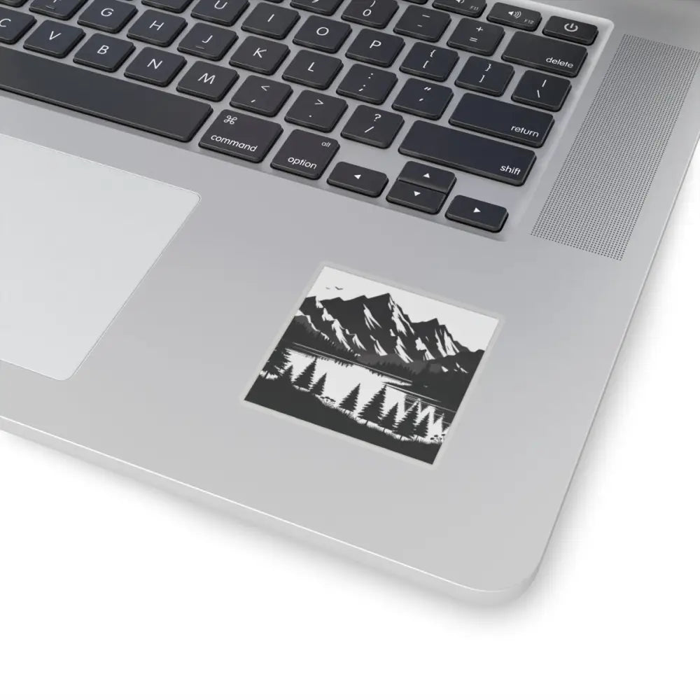 ’Majestic Mountain Silhouette’- Double R Western’s - Kiss-Cut Stickers - Paper products