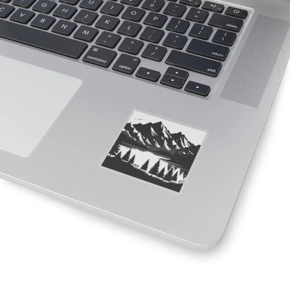 ’Majestic Mountain Silhouette’- Double R Western’s - Kiss-Cut Stickers - Paper products