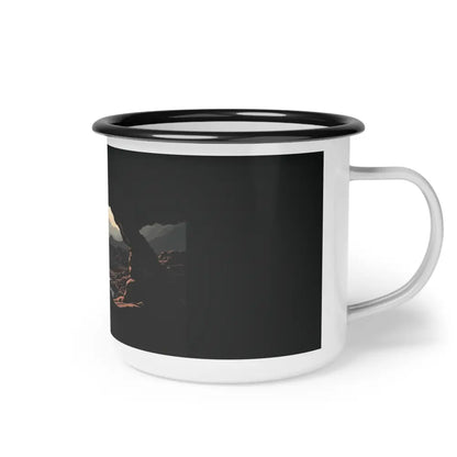 Midnight Edition Arches National Park Enamel Camp Cup 12oz / Black Rim Mug