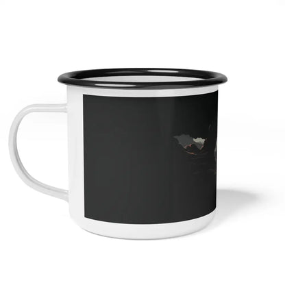 Midnight Edition Arches National Park Enamel Camp Cup 12oz / Black Rim Mug