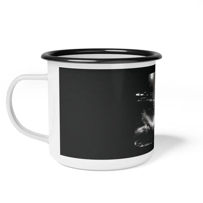 Midnight Edition Barrel Racer Enamel Camp Mug 12oz / Black Rim Mug