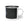 Midnight Edition Grey Owl Double R Western Enamel Camp Cup 12oz / Black Rim Mug