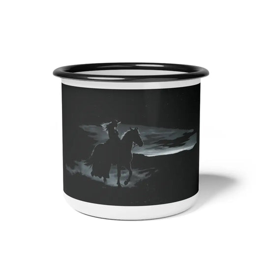Midnight Edition Midnight Rider Enamel Camp Mug - 12oz / Black Rim - Mug