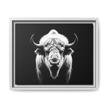 Midnight Edition: White Bison™ – Limited Edition Gallery Art Wrap Only 50 Available 14″ x 11″ (Horizontal) / White