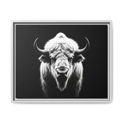 Midnight Edition: White Bison™ – Limited Edition Gallery Art Wrap Only 50 Available 20″ x 16″ (Horizontal) / White