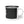 Midnight Edition White Buffalo Enamel Camp Mug 12oz / Black Rim Mug