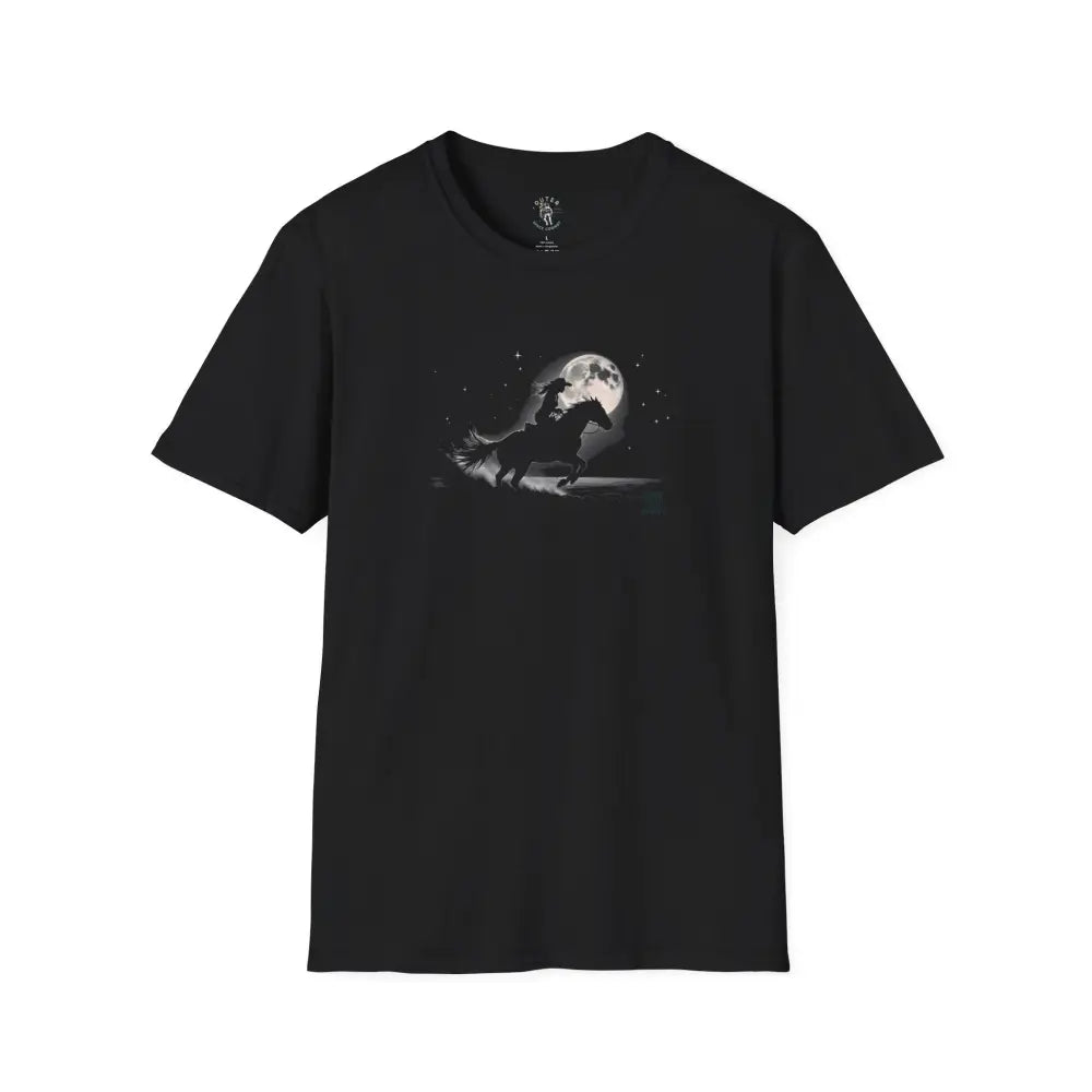 Midnight Rider Women’s Tee - Double R Western’s - XS / Black - T-Shirt