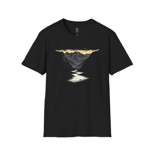’Midnight Series: Idaho Canyon’ A Tribute to the Spirit of the Old West Double R Western’s™ XS / Black T Shirt