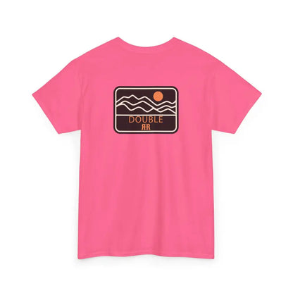 ’Mountain Peaks’ - Double R Western’s - Heavy Cotton Tee - Back Graphic Design - T-Shirt