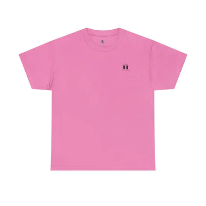 ’Mountain Peaks’ - Double R Western’s - Heavy Cotton Tee - Back Graphic Design - Azalea / S - T-Shirt