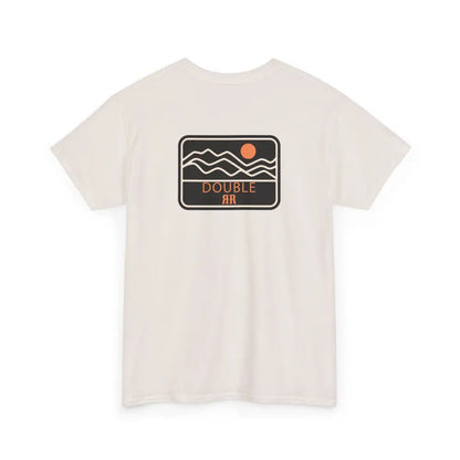’Mountain Peaks’ - Double R Western’s - Heavy Cotton Tee - Back Graphic Design - T-Shirt