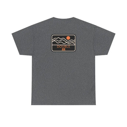 ’Mountain Peaks’ - Double R Western’s - Heavy Cotton Tee - Back Graphic Design - T-Shirt