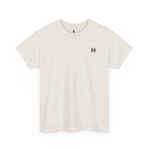 ’Mountain Peaks’ Double R Western’s Heavy Cotton Tee Back Graphic Design T Shirt