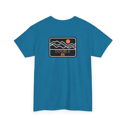 ’Mountain Peaks’ - Double R Western’s - Heavy Cotton Tee - Back Graphic Design - T-Shirt