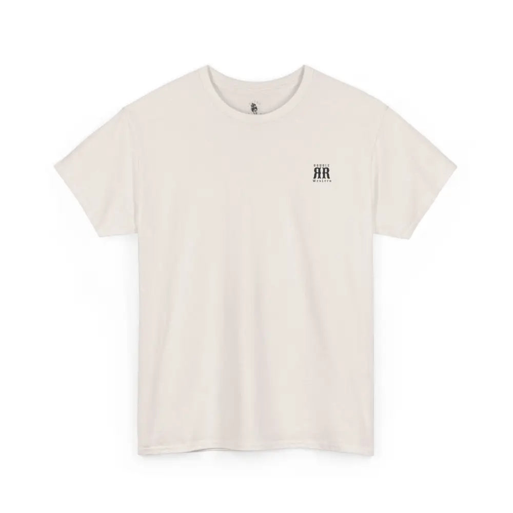 ’Mountain Peaks’ - Double R Western’s - Heavy Cotton Tee - Back Graphic Design - T-Shirt