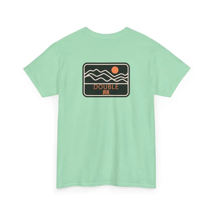 ’Mountain Peaks’ - Double R Western’s - Heavy Cotton Tee - Back Graphic Design - T-Shirt