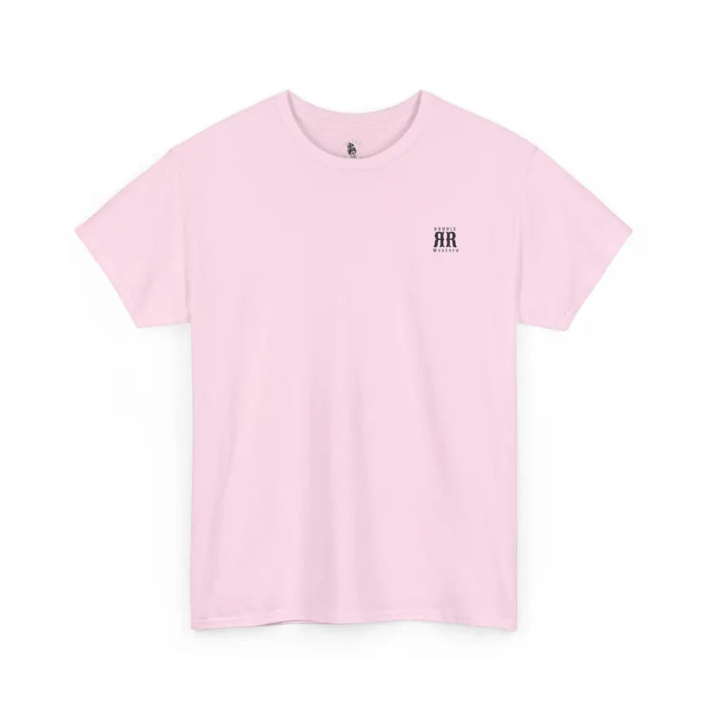 ’Mountain Peaks’ - Double R Western’s - Heavy Cotton Tee - Back Graphic Design - T-Shirt