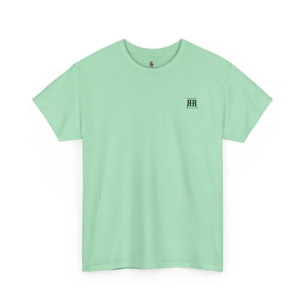 ’Mountain Peaks’ Double R Western’s Heavy Cotton Tee Back Graphic Design T Shirt