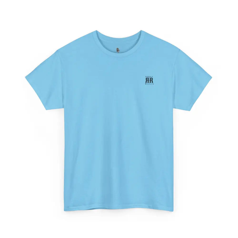 ’Mountain Peaks’ - Double R Western’s - Heavy Cotton Tee - Back Graphic Design - T-Shirt