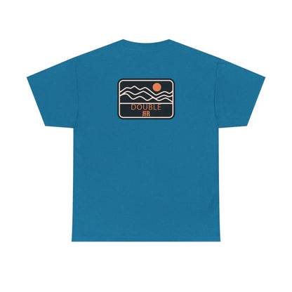 ’Mountain Peaks’ - Double R Western’s - Heavy Cotton Tee - Back Graphic Design - T-Shirt
