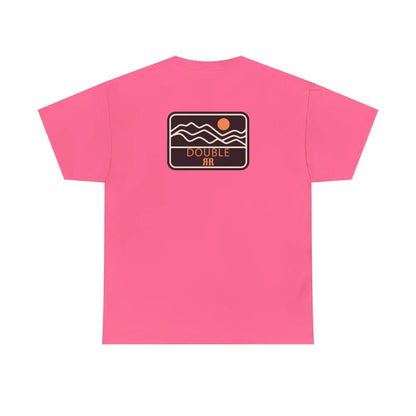 ’Mountain Peaks’ - Double R Western’s - Heavy Cotton Tee - Back Graphic Design - T-Shirt