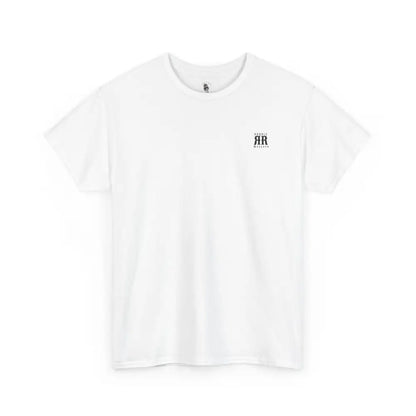 ’Mountain Peaks’ - Double R Western’s - Heavy Cotton Tee - Back Graphic Design - White / L - T-Shirt