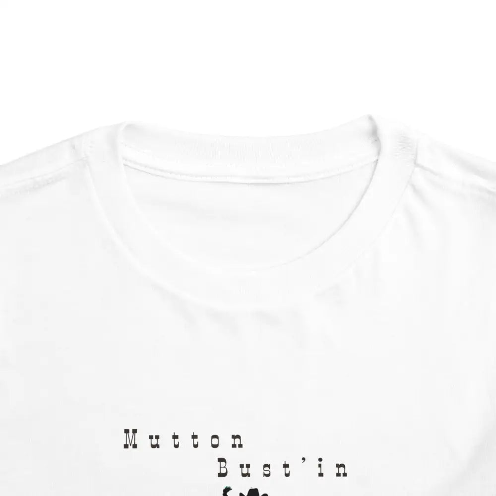 ’Mutton Busting Buckaroo’ - Double R Western- Toddler Tee - Fun Western Shirt for Kids - Kids clothes