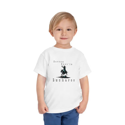 ’Mutton Busting Buckaroo’ - Double R Western- Toddler Tee - Fun Western Shirt for Kids - Kids clothes