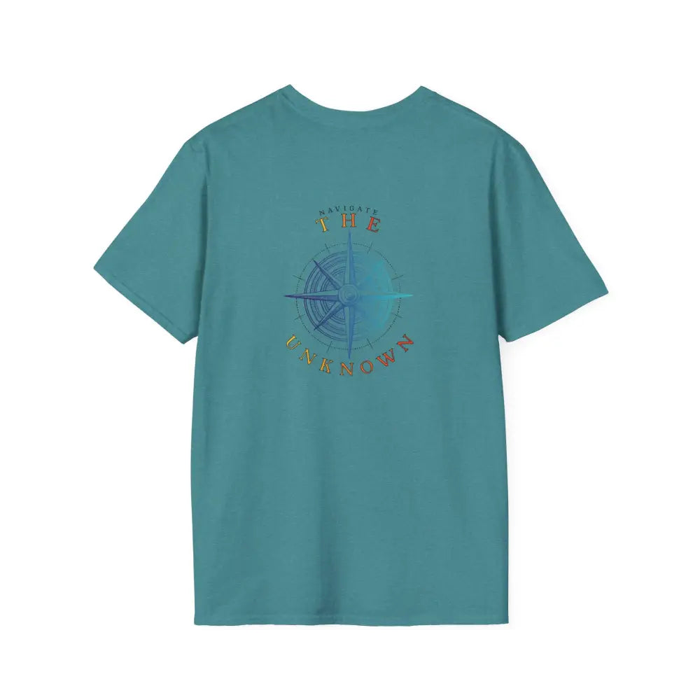 Navigate the Unknown- *Back Graphic Design - Double R Western Universal Comfort Tee - T-Shirt