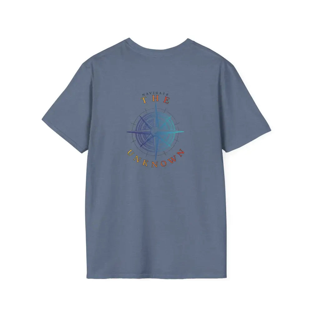 Navigate the Unknown- *Back Graphic Design - Double R Western Universal Comfort Tee - T-Shirt