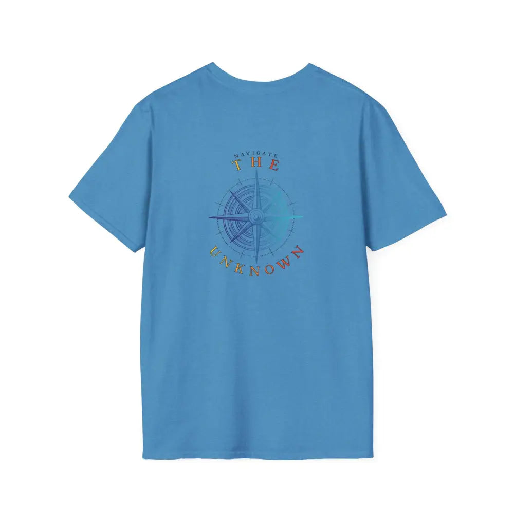Navigate the Unknown- *Back Graphic Design - Double R Western Universal Comfort Tee - T-Shirt