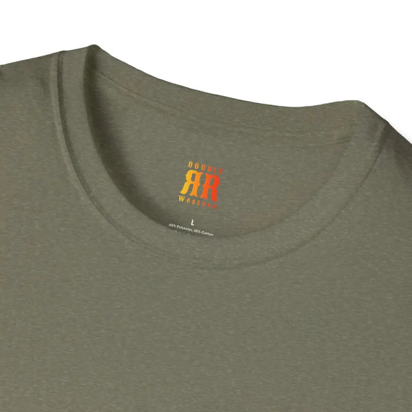 Navigate the Unknown *Back Graphic Design Double R Western Universal Comfort Tee T Shirt